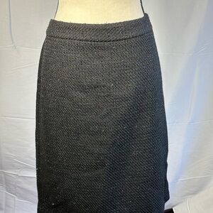NWT LOFT Black Sparkle Tweed Skirt, Size 18, Plus‎ Size, New